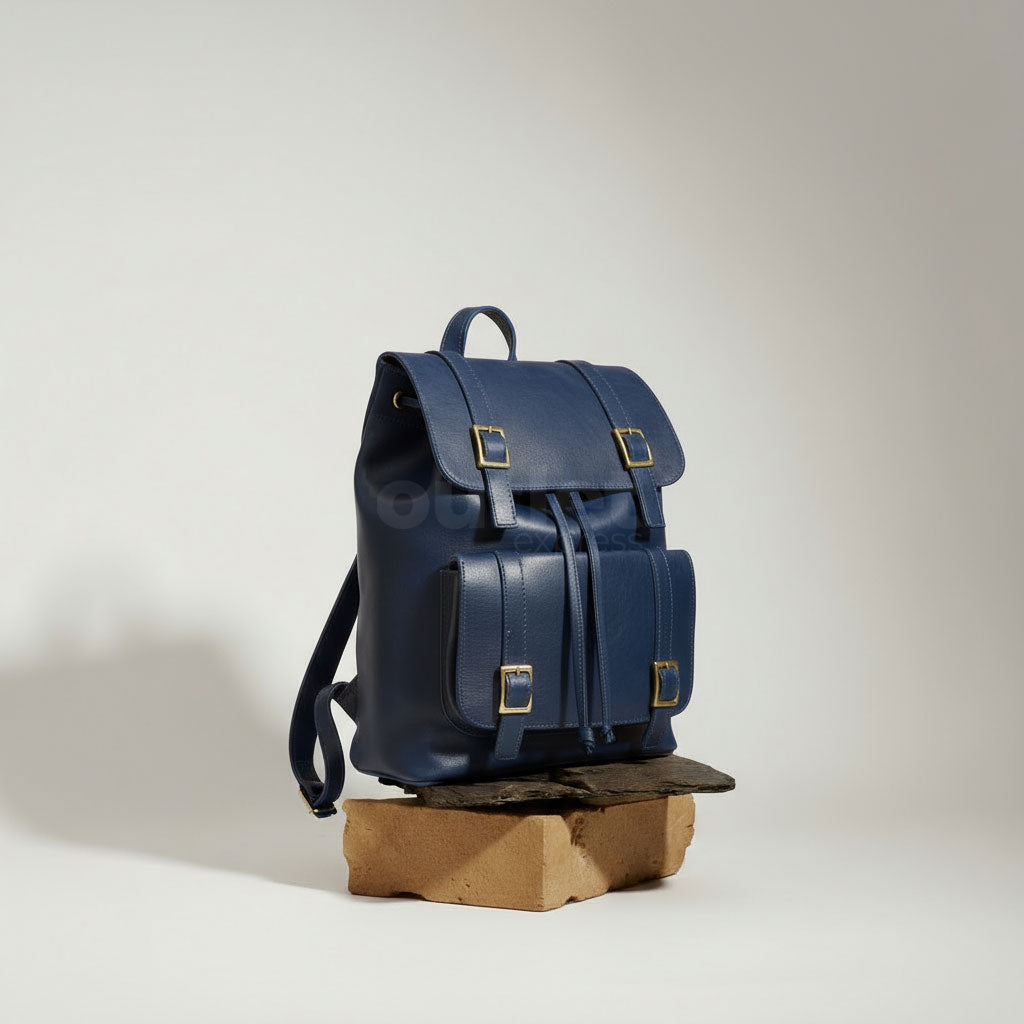 Morral de piel de vaca importada