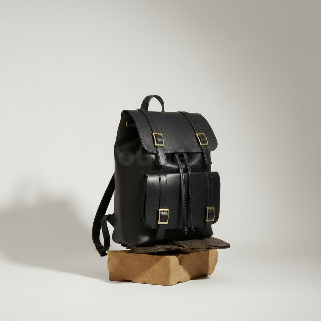 Morral de piel de vaca importada